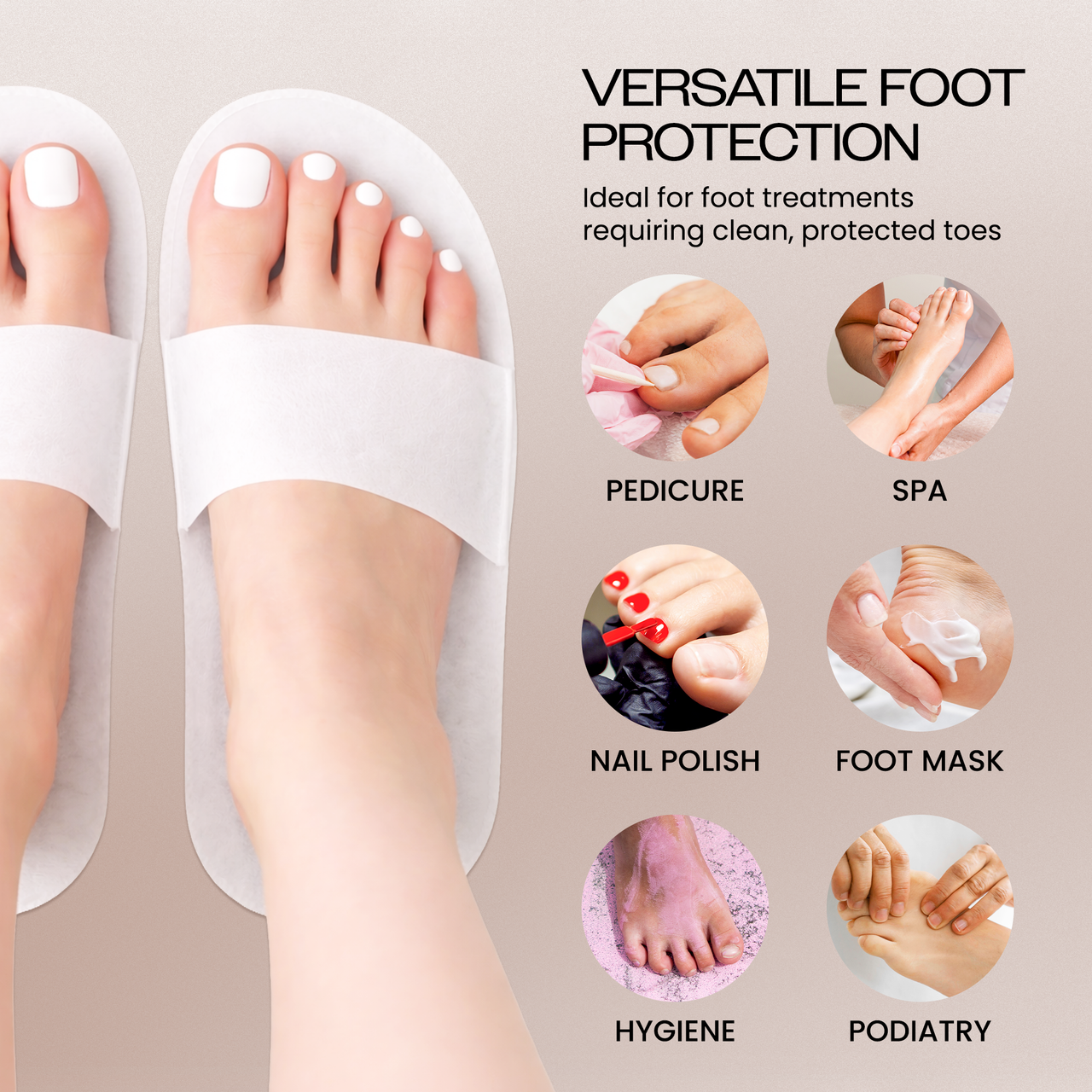 Professional Disposable Pedicure Slippers (25 pair)