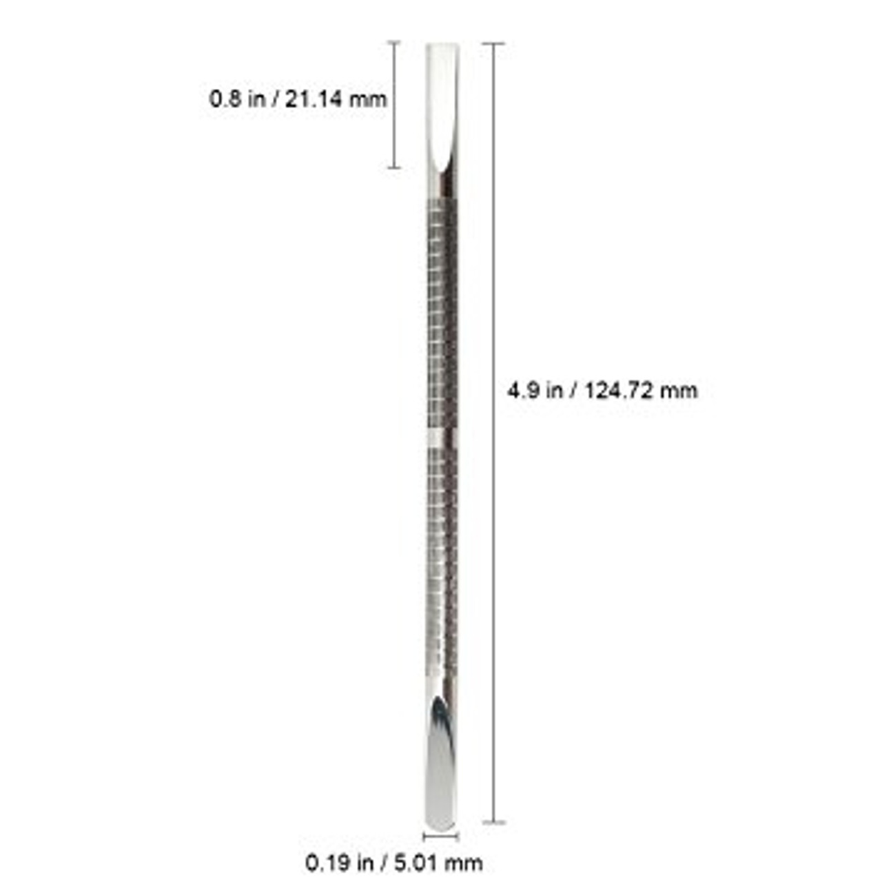 Stainless Steel Cuticle Pusher Cutter Trimmer (V-23)