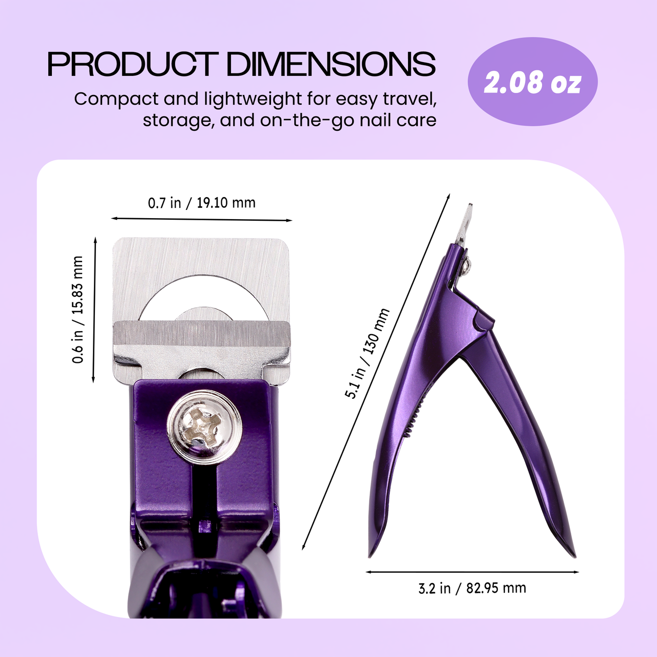 Stainless Steel Acrylic Nail Clipper