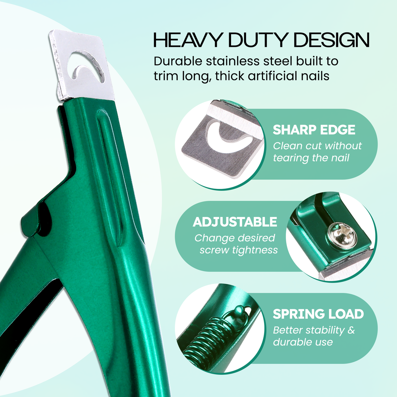 Stainless Steel Acrylic Nail Clipper