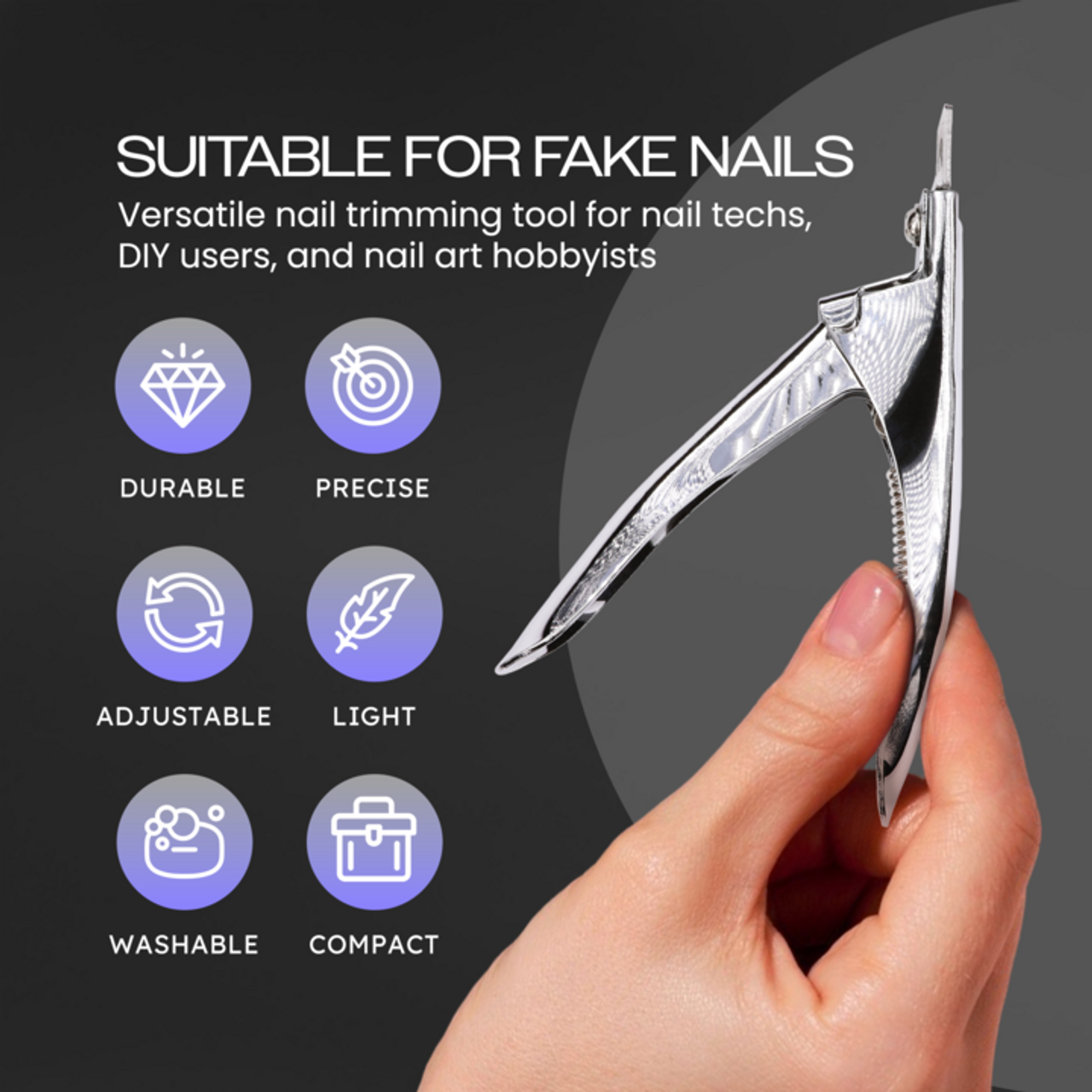 Stainless Steel Acrylic Nail Clipper Stainless Steel Acrylic Nail Clipper
