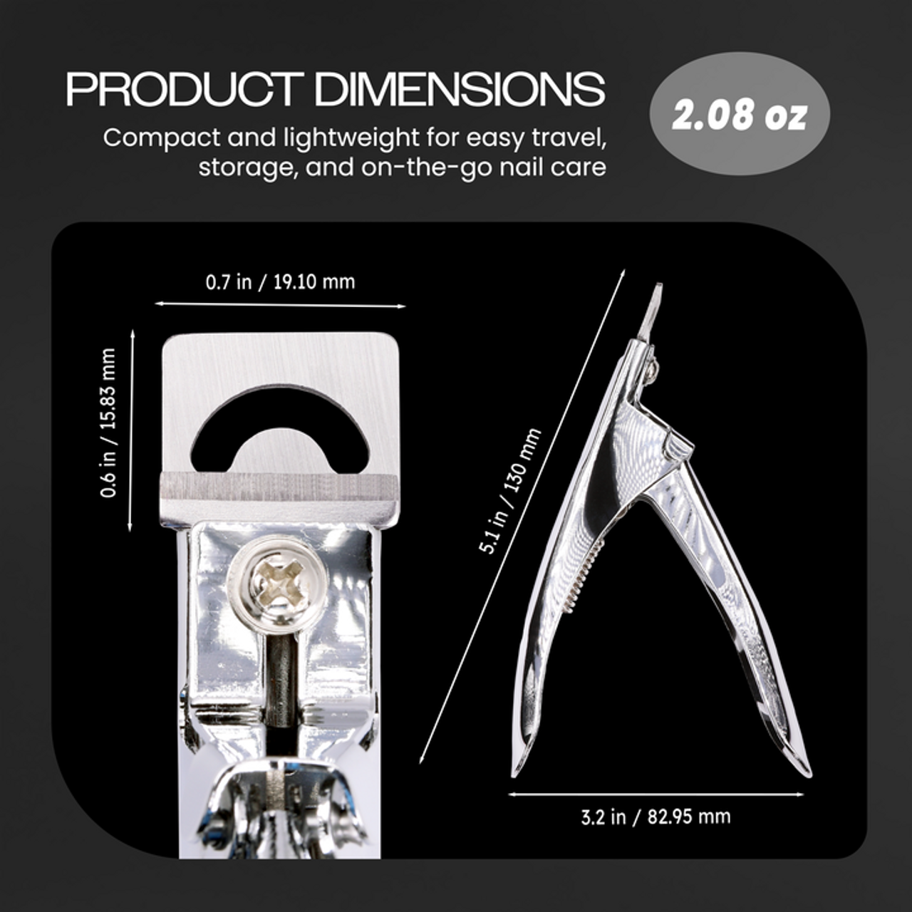 Stainless Steel Acrylic Nail Clipper Stainless Steel Acrylic Nail Clipper