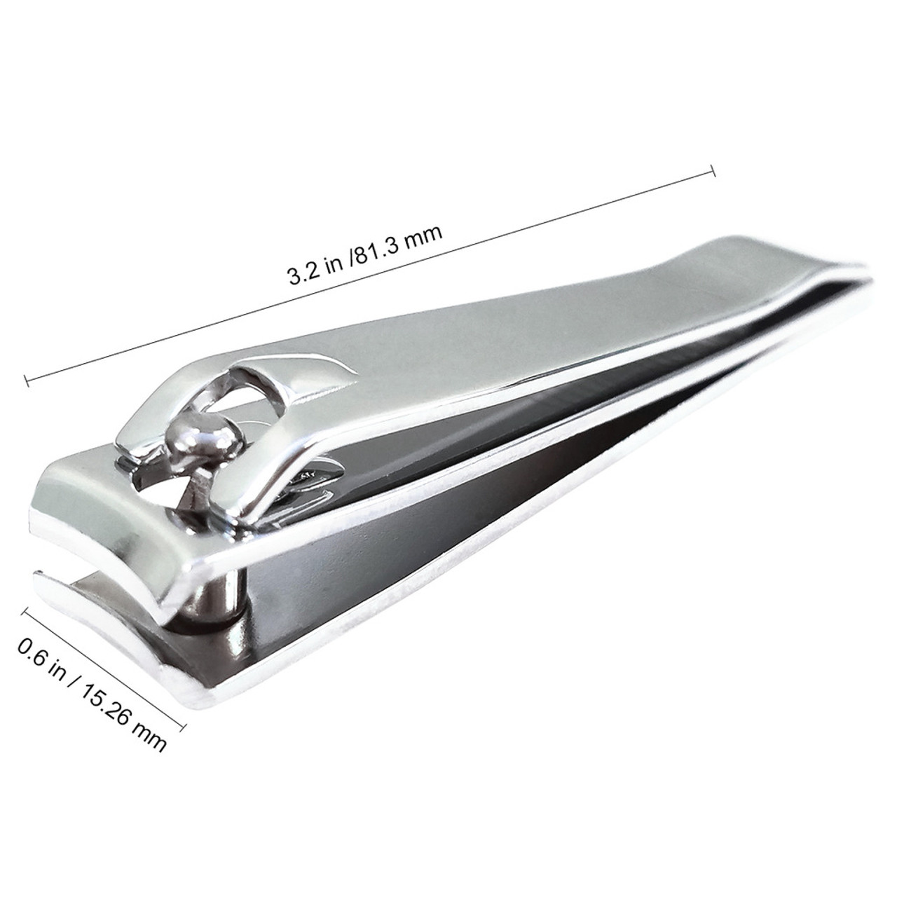 3” Stainless Steel Curved Nail Clipper