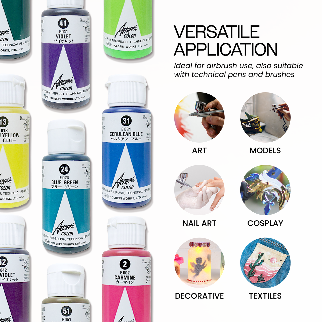 35ml Liquid Acrylic Airbrush Paint(Transparent Finish)