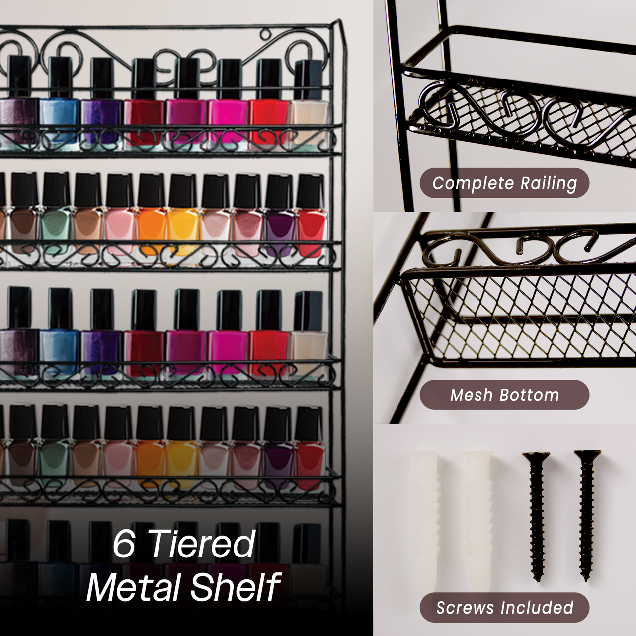 PANA Metal Nail Polish Display Rack