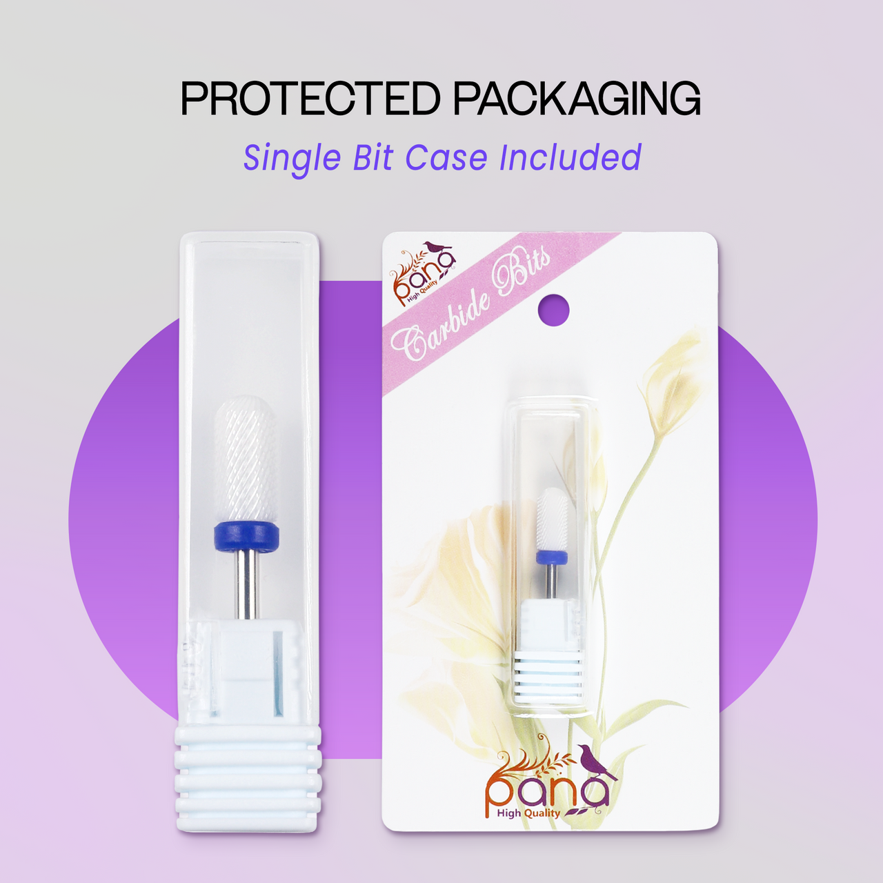 3/32" Round Top Small Barrel White Ceramic Bit (F-M)