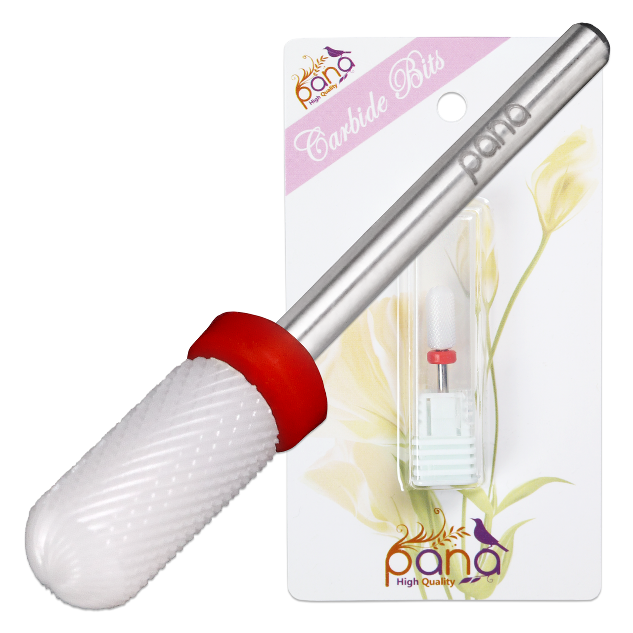 3/32" Round Top Small Barrel White Ceramic Bit (F-M)