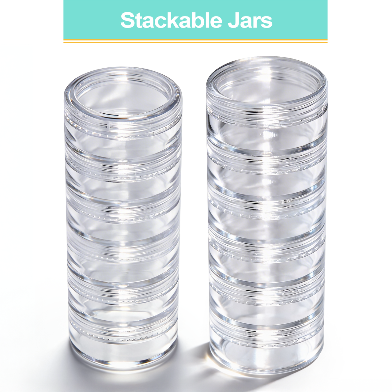 Stackable Clear Jars (5g/10g)
