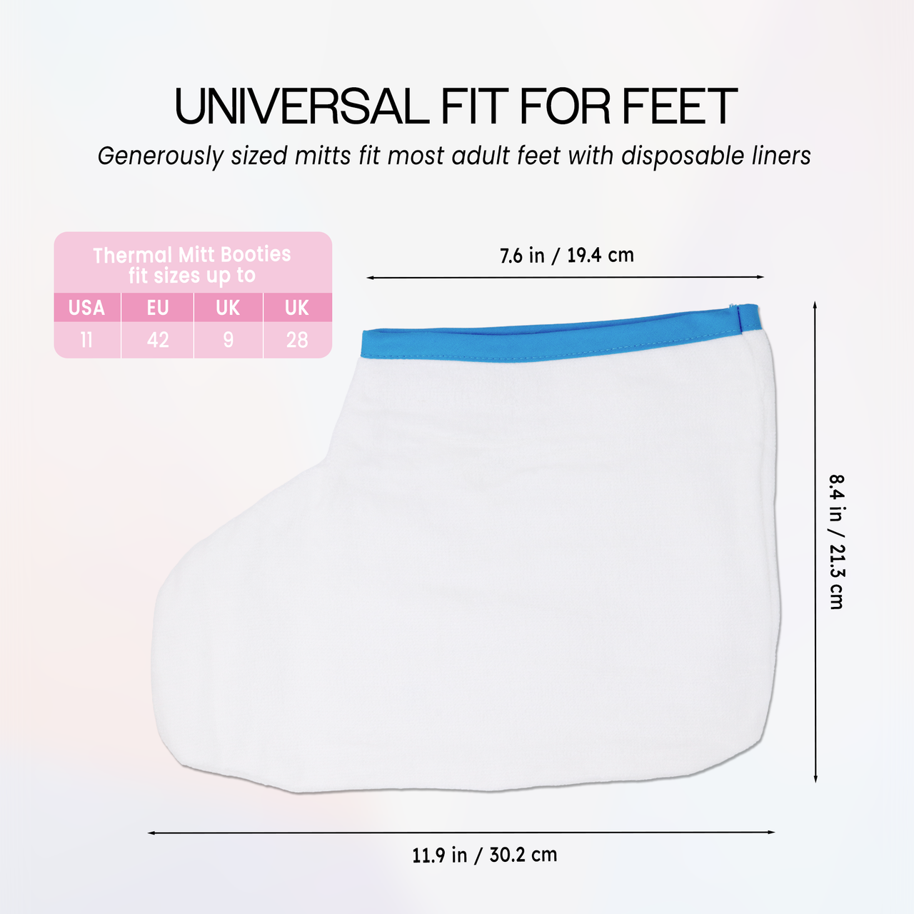 Pana Blue Thermal Cloth Booties