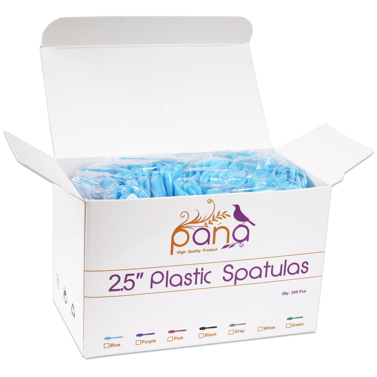 Small Spade Disposable Plastic Spatulas (200ct)
