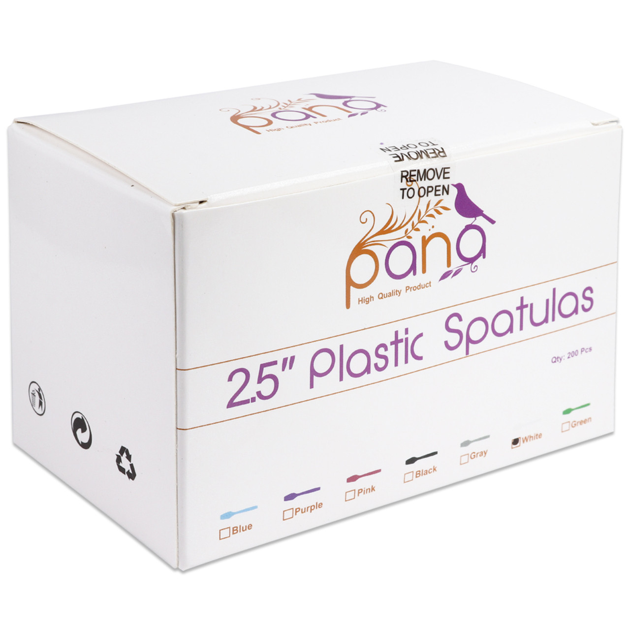 Small Spade Disposable Plastic Spatulas (200ct)