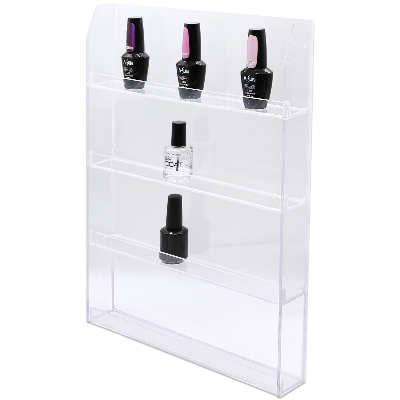 Acrylic Nail Polish Wall Rack (Hold up to 32 Bottles) FUJI Brand