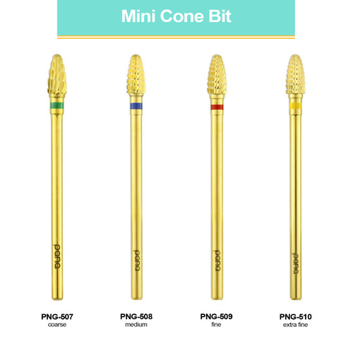 3/32" Mini Cone Gold Carbide Bit (XF - C)