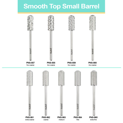 3/32" Smooth Top Small Barrel Silver Carbide Bit (XF - 5XC)