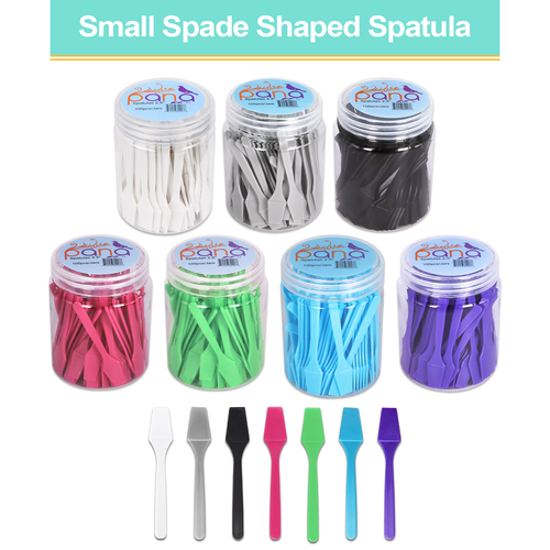 Small Spade Disposable Plastic Spatulas (100ct)