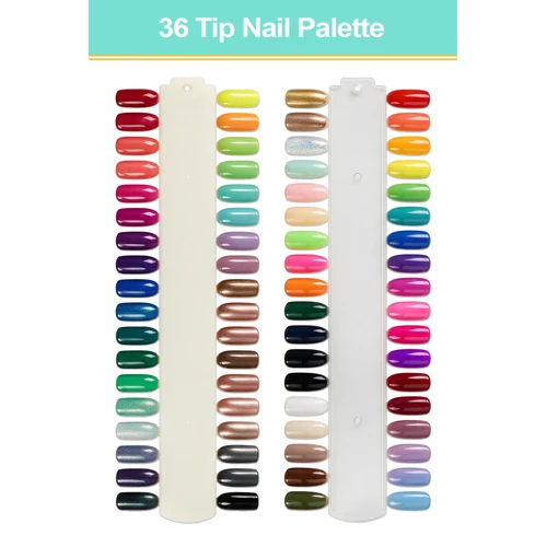 36 Tip Nail Palette Card