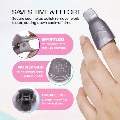 Reusable Polish Remover Clip (Bow Design)