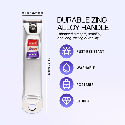 PANA Zinc Handle Stainless Steel Small Nail Clipper