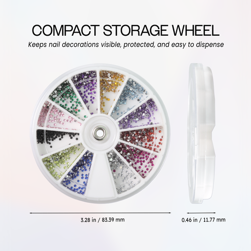 Assorted Shape & Color Crystal Rhinestones