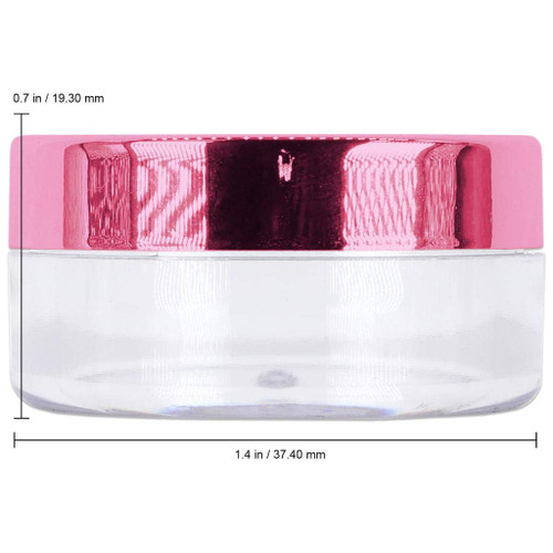 10G/10ML Plastic Clear Cosmetic Sample Jars (High Quality)