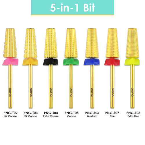 3/32" 5-in-1 Gold Carbide Bit (XF - 3XC)