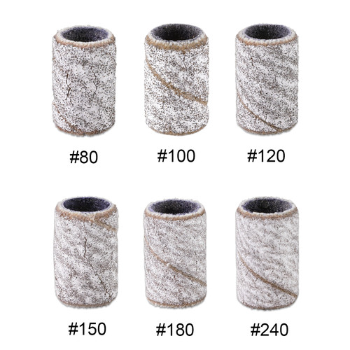 PANA 100 Pieces Zebra Nail Sanding Bands (Grit 80, 100, 120, 150, 180, 240) PANA 100 Pieces Zebra Nail Sanding Bands (Grit 80, 100, 120, 150, 180, 240)