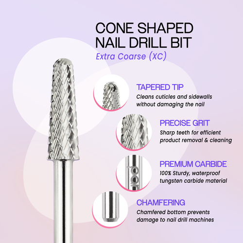 3/32" Cone Shaped Silver Carbide Bit (XF - XC)