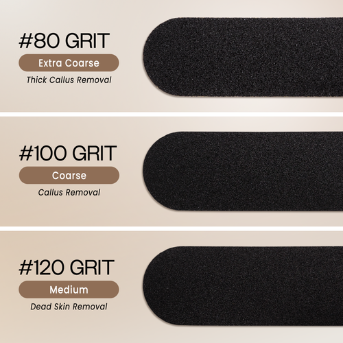 Small Pedicure Foot File Refill Pads - 50pcs/Box (Grits: 80, 100, 120, 150, 180) Small Pedicure Foot File Refill Pads - 50pcs/Box (Grits: 80, 100, 120, 150, 180)