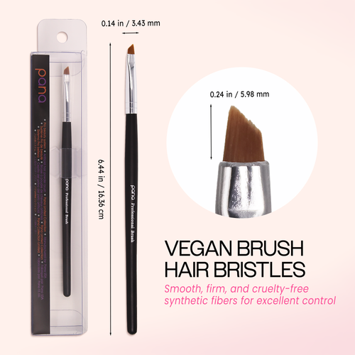 Pana Brand Angular Eye Shadow Flat Powder Brush (Professional Quality)