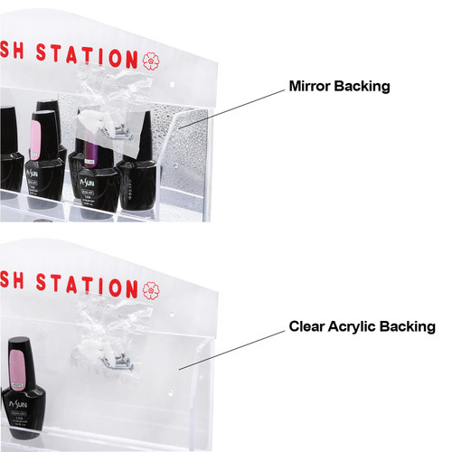Acrylic Nail Polish Wall-Mounted Rack (Fits up to 32 Bottles)