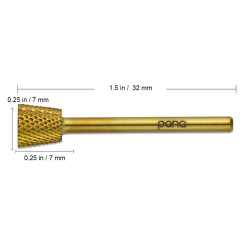 Professional 3/32" Inverted Backfill Gold Carbide Bit