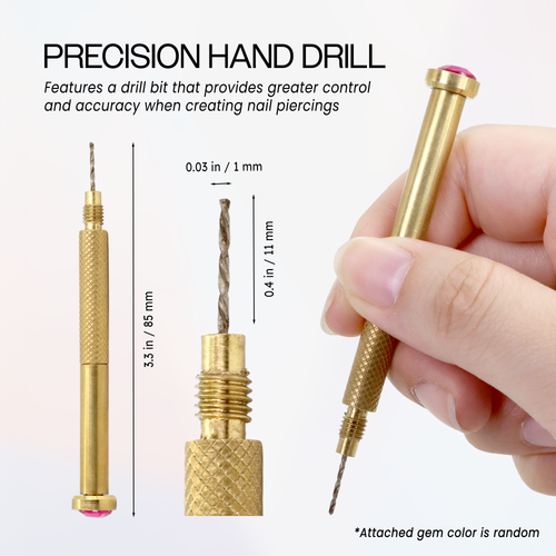 Gold Nail Art Drill 
