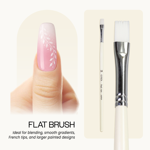 Ginza Flat Gel Nail Art Brush #14