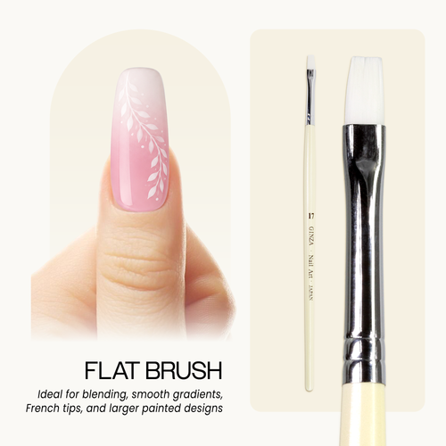 Ginza Flat Gel Nail Art Brush #17