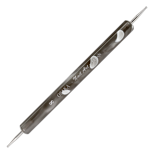Osaka Nail Art Dotting Tool Marblizer - Black Color Marble Handle