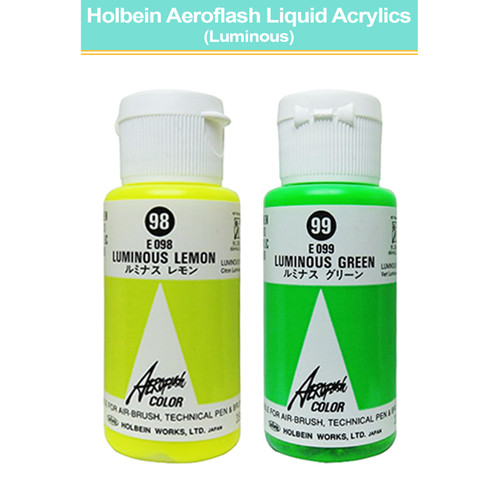 35ml Liquid Acrylic Airbrush Paint (Luminous Finish)