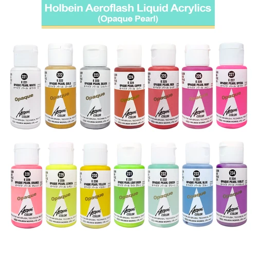 35ml Liquid Acrylic Airbrush Paint (Opaque Pearl Finish)