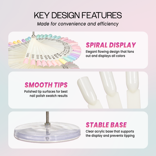 120 Tip Stick Spiral Fan Display Stand
