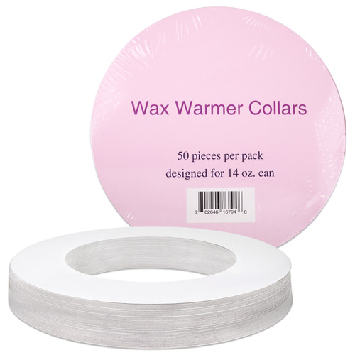Disposable Wax Warmer Protective Collar Rings for 14 Oz. Wax Can