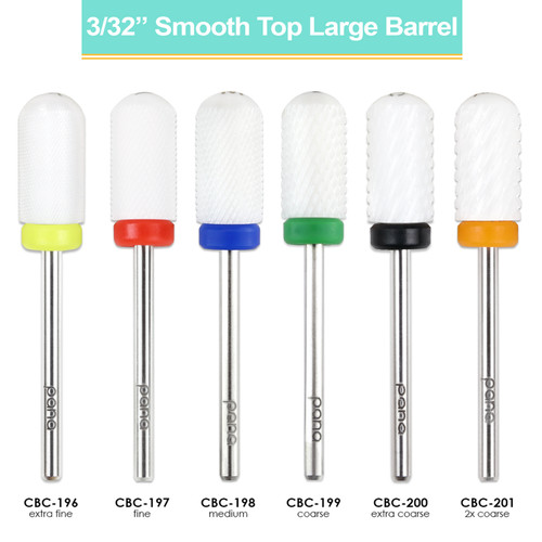 3/32" Smooth Top Large Barrel White Ceramic Bit (XF - 2XC)