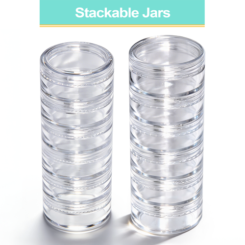 Stackable Clear Jars (5g/10g)