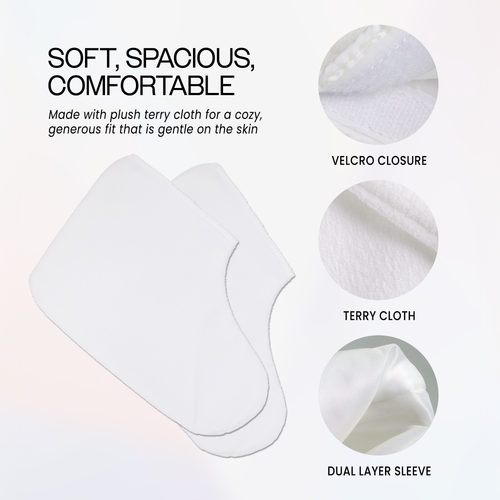 Pana White Thermal Cloth Booties
