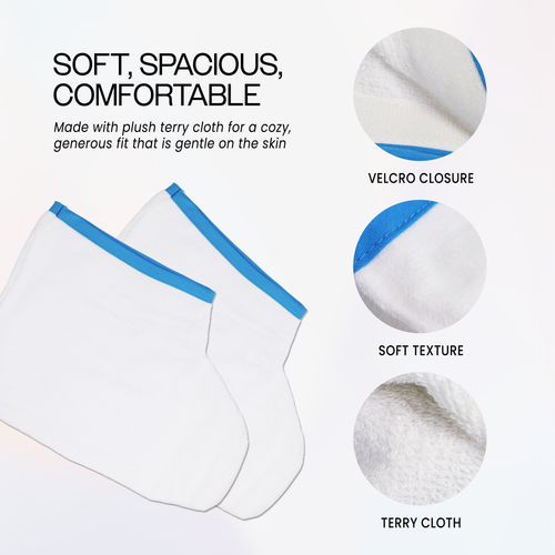 Pana Blue Thermal Cloth Booties