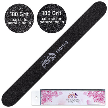 NSI Endurance Nail File 100/100 Grit - Pack Of 10, Curved, Double-Sided & Waterproof 10 thumbnail image