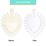 21 Tip Heart Shape Palette (10ct)