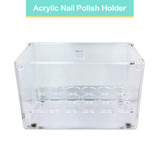 Clear Acrylic 18 Slot Nail Art Bottle Container 