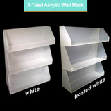 3-Tiered Acrylic Wall Rack