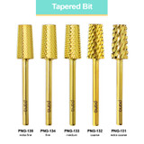 3/32” Tapered Barrel Gold Carbide Bit (XF - XC)