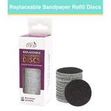 Round Pedicure Foot File Refill Discs