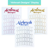 "Airbrush Designs" 50 Slot Display Board